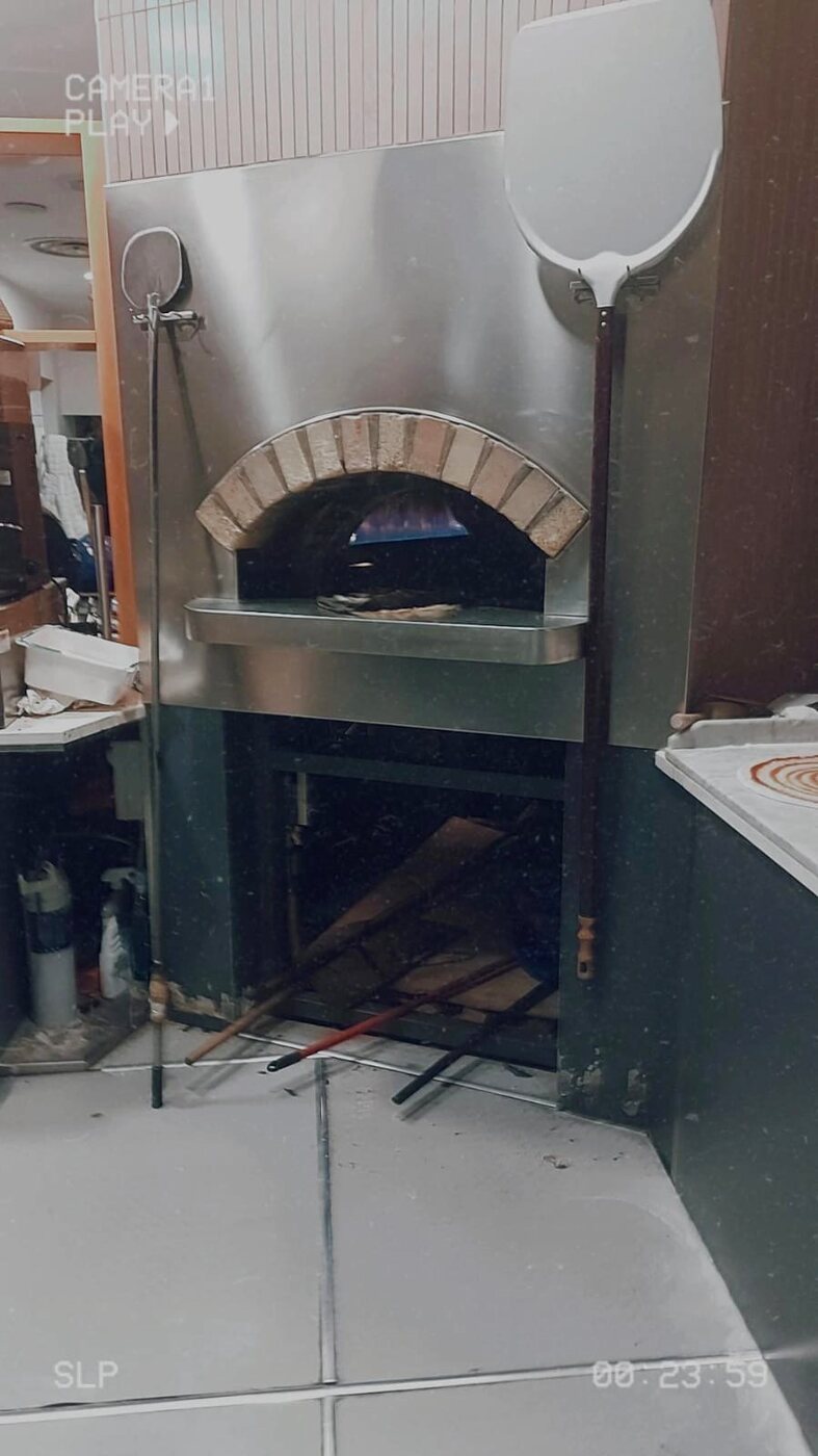 Forno a legna del ristorante
